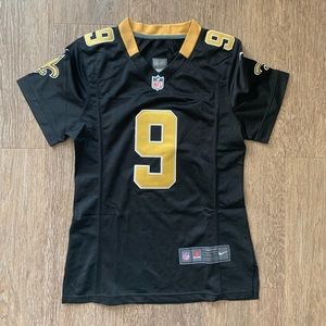 NFL | Jersey | On Field | Saints | Brees | Black | XS